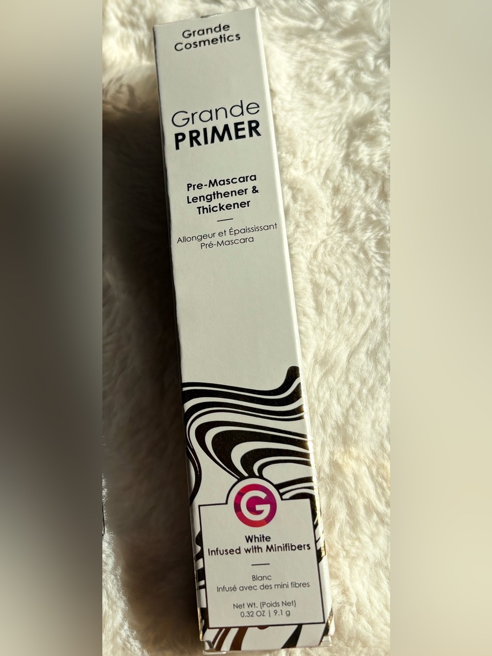 NIB Grande Cosmetics Lash Primer Pre-mascara Lengthening and Thickener